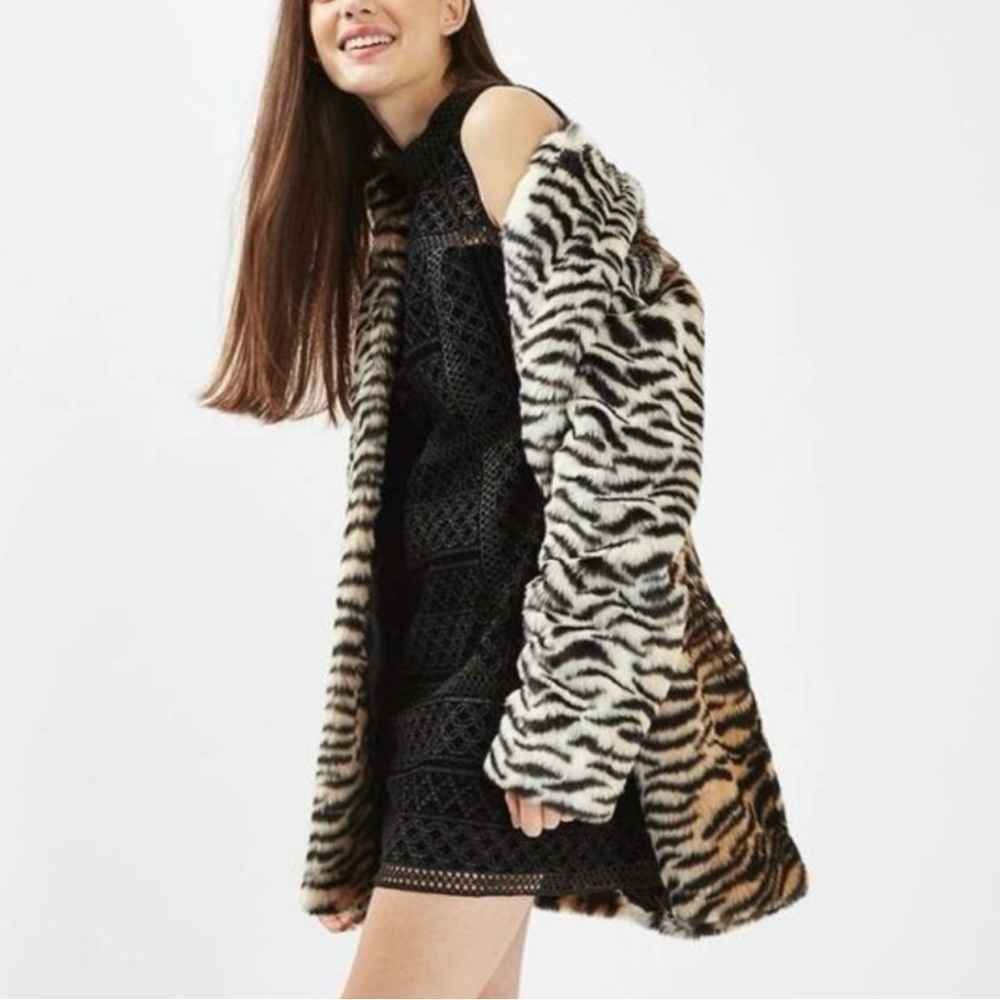 NWT Topshop Velvet Dress - Picture 4 of 11